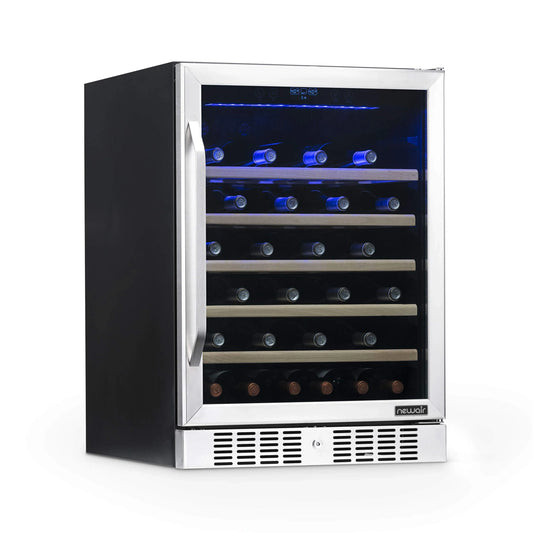 Newair 24 inch Built-In 52 Bottle Compressor Wine Fridge