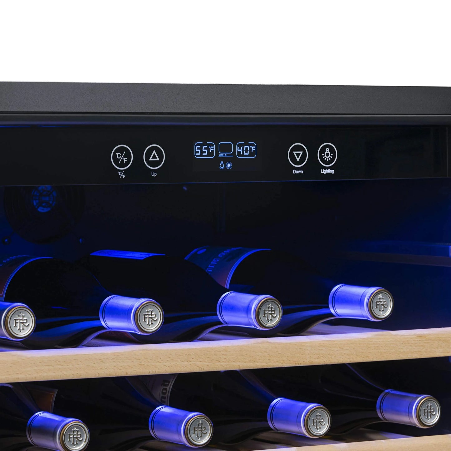 Newair 24 inch Built-In 52 Bottle Compressor Wine Fridge