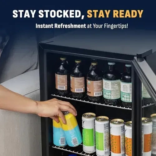NewAir Beverage Refrigerator Cooler 126 Cans