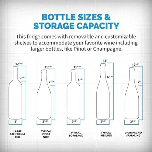 Newair Shadow-T Series 6 Bottle Thermoelectric Wine Fridge