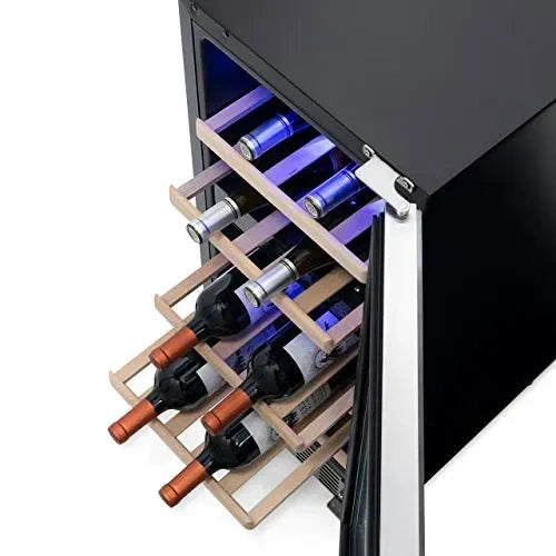 Newair 15 inch Built-In Dual Zone Wine Cooler