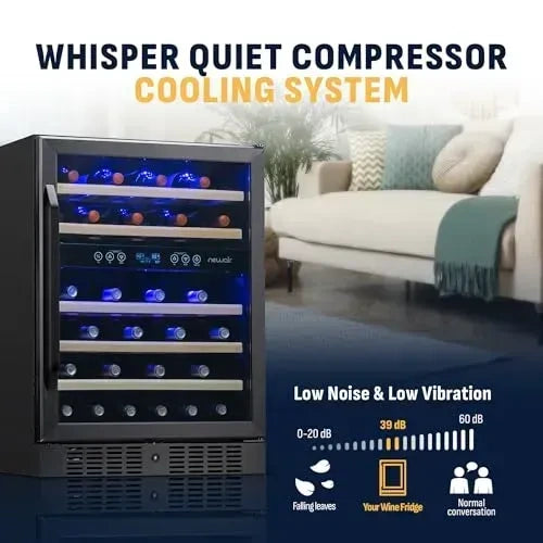 Newair 24” Built-in Dual Zone Wine Fridge
