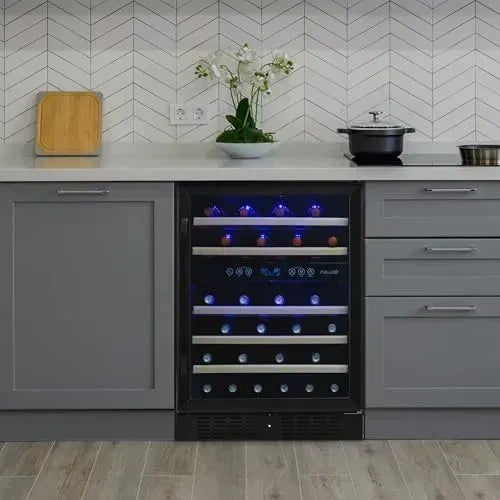Newair 24” Built-in Dual Zone Wine Fridge