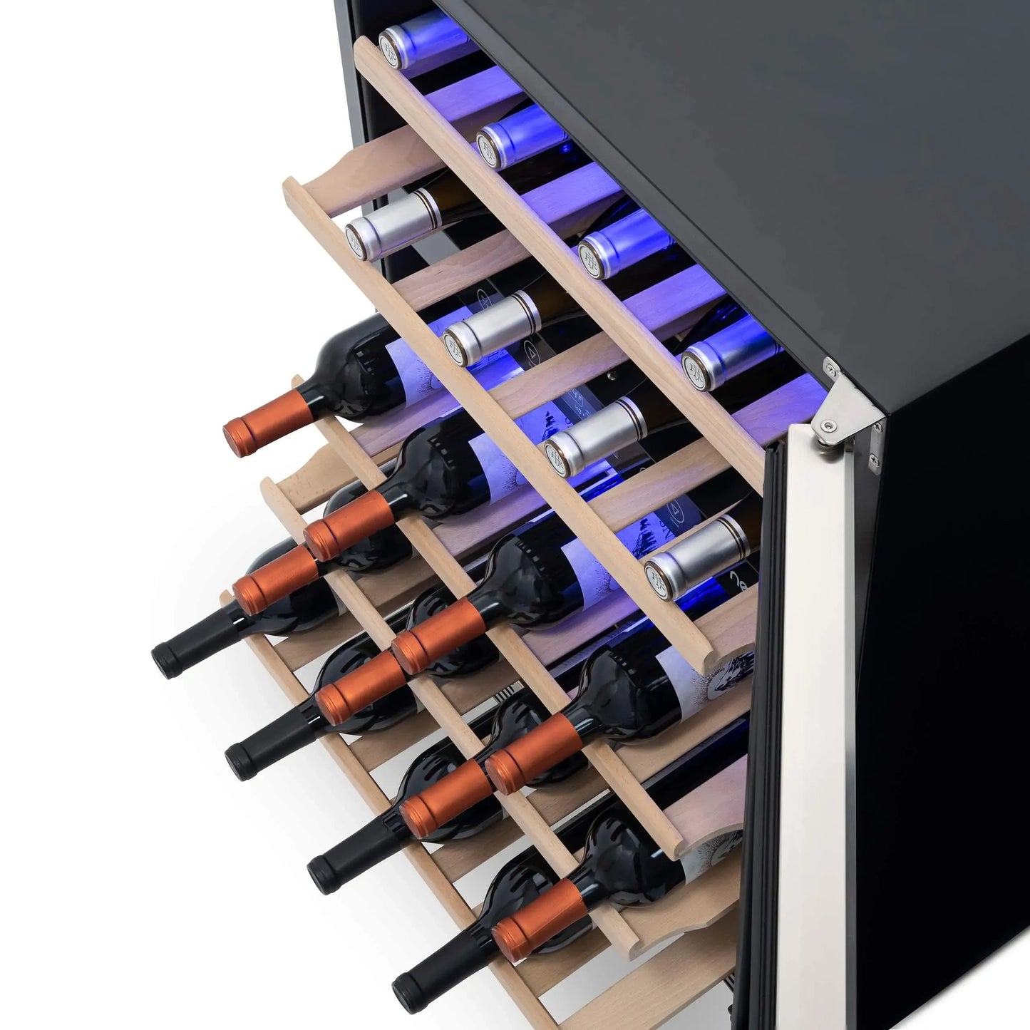 Newair Premium 46-Bottle Built-In Dual Zone Wine Fridge