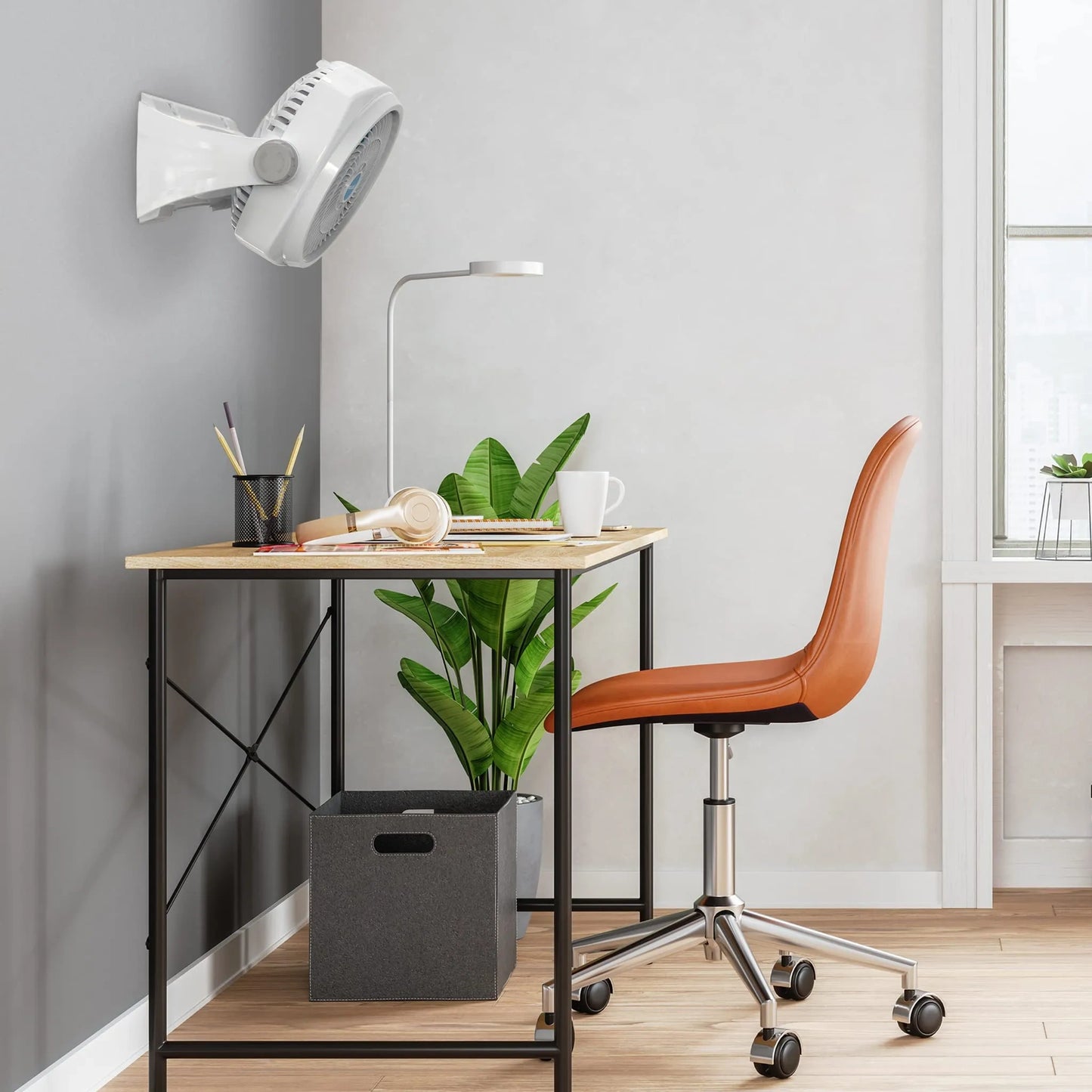 NewAir 12-inch Powerful Air Circulator Portable Fan in White