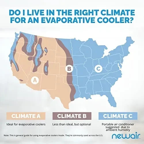 Newair Evaporative Air Cooler w/ CycloneCirculation
