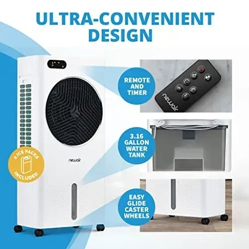 Newair Evaporative Air Cooler w/ CycloneCirculation