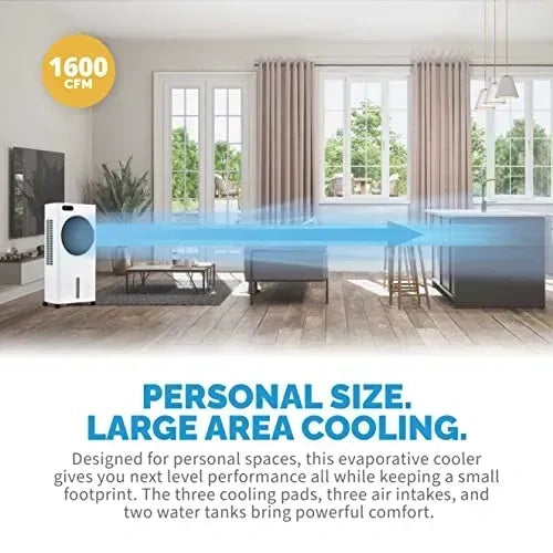 Newair Evaporative Air Cooler w/ CycloneCirculation
