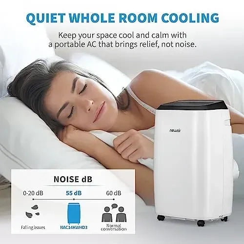 Newair Quiet Portable Air Conditione, 14,000 BTU