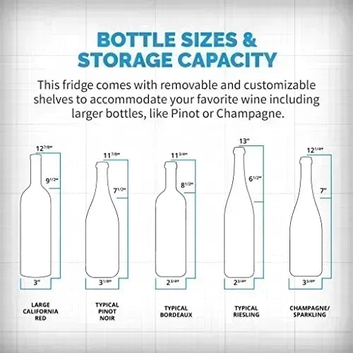 Newair 24 Bottles and 100 Cans Compact Fridge