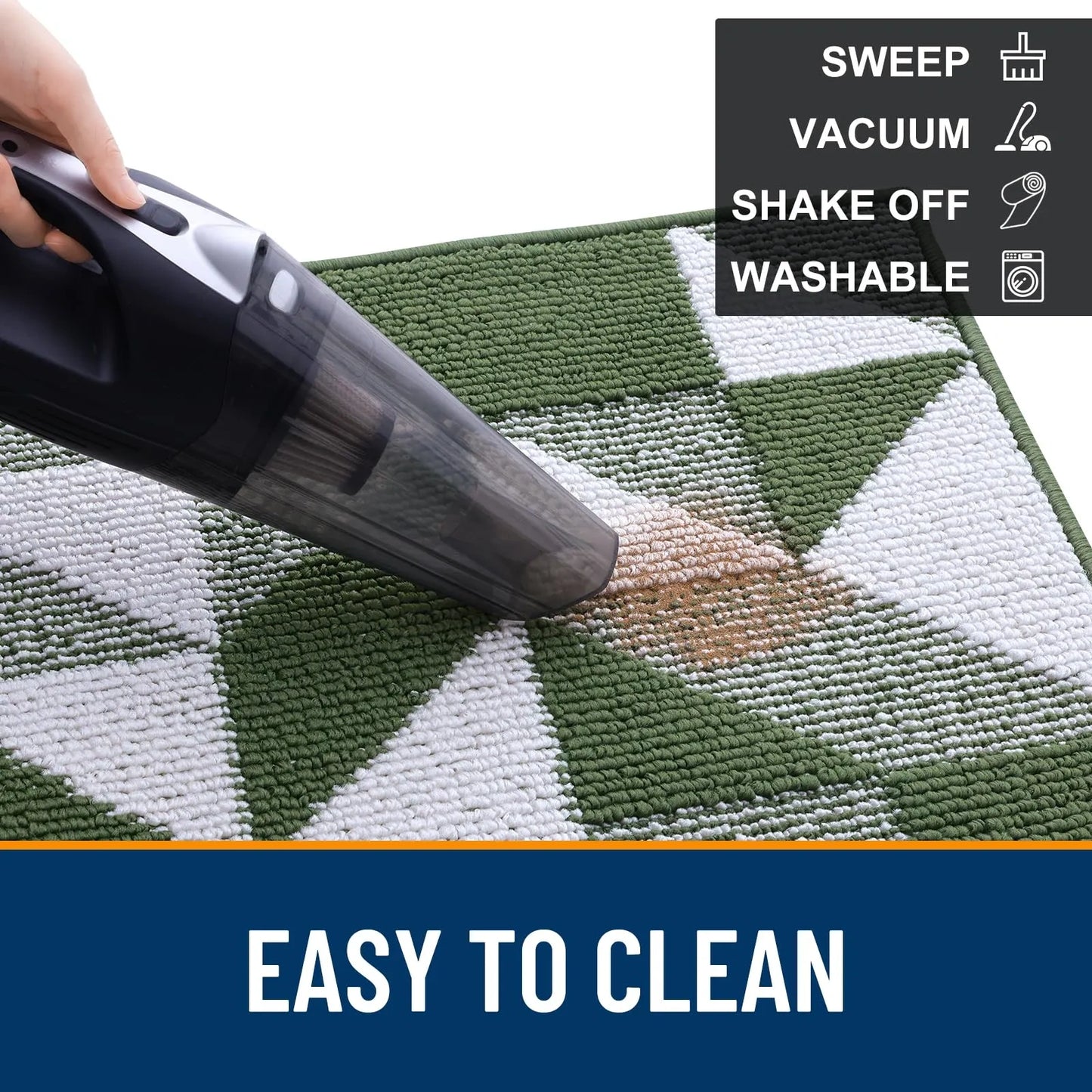 OLANLY Large Door Mat, 59x35 (NEW)