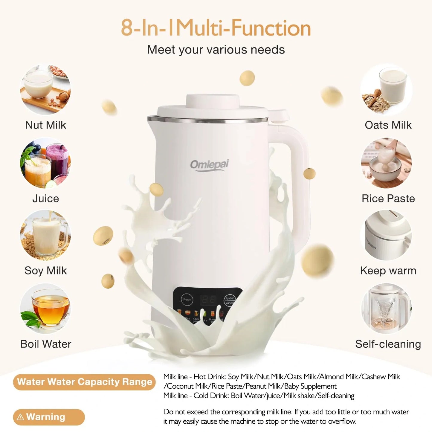 Nut Milk Maker Machine (NEW)