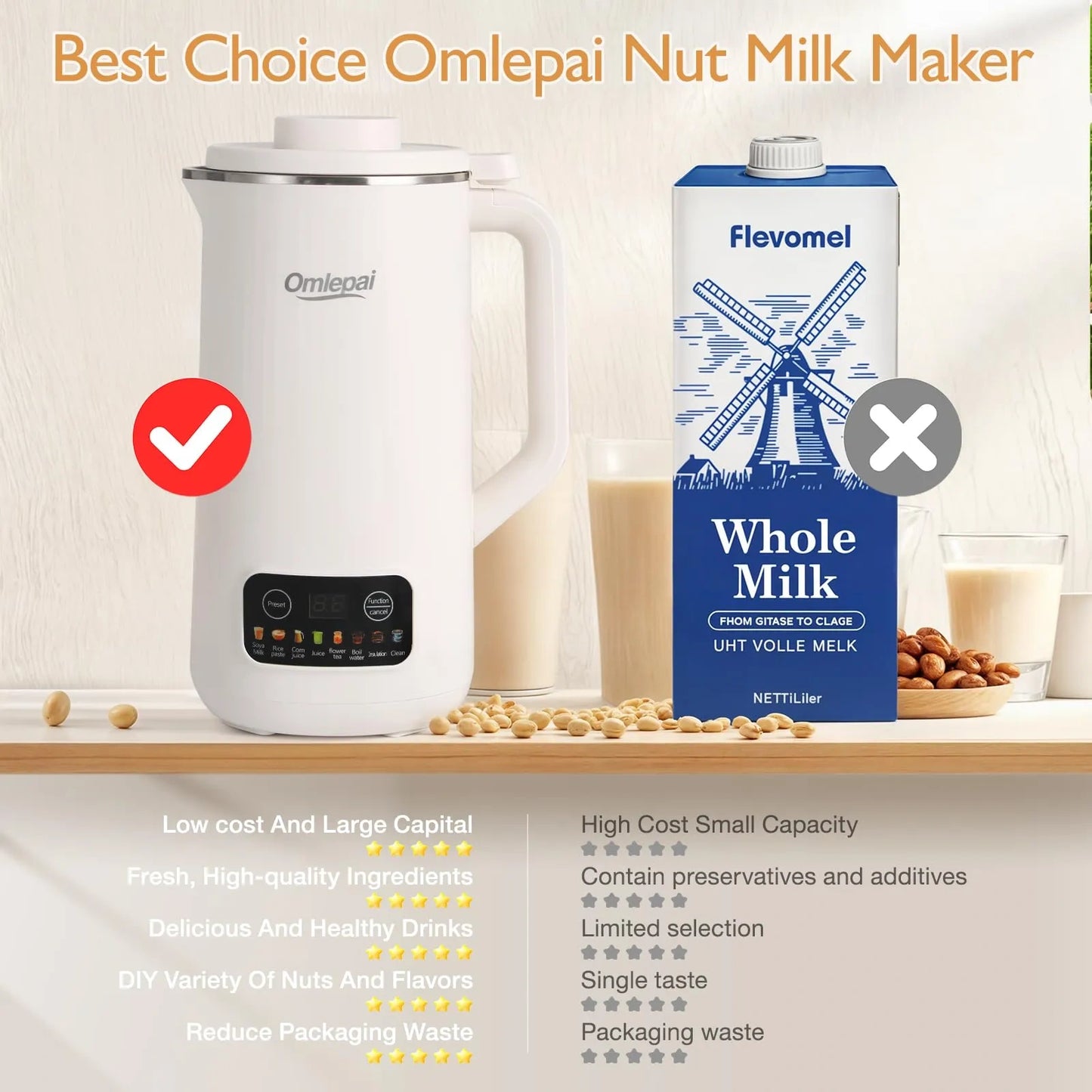 Nut Milk Maker Machine (NEW)