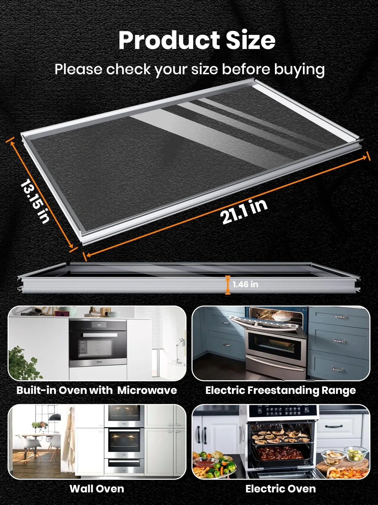 Opheart Range Oven Inner Door Glass (NEW)