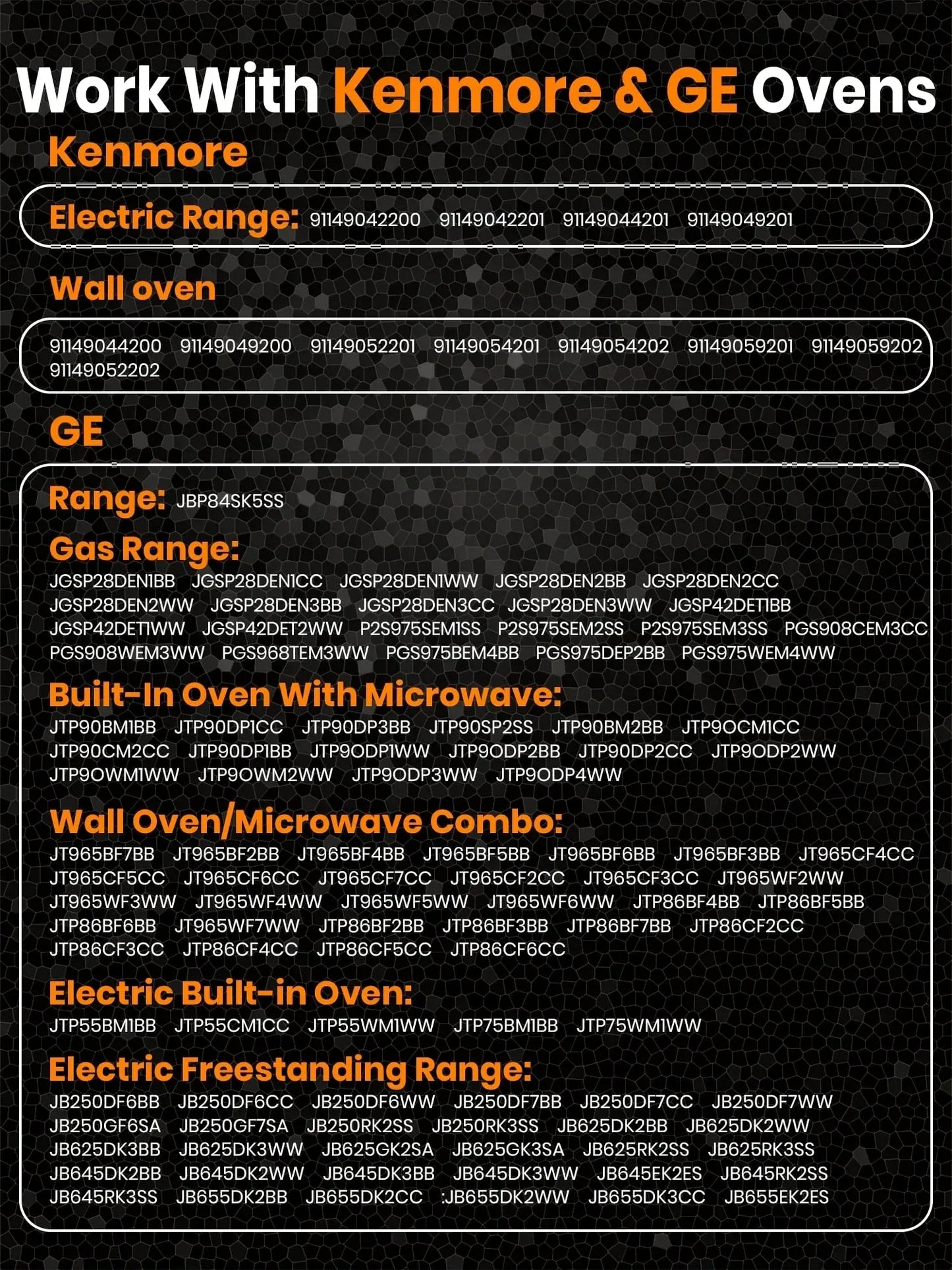 Opheart Range Oven Inner Door Glass (NEW)