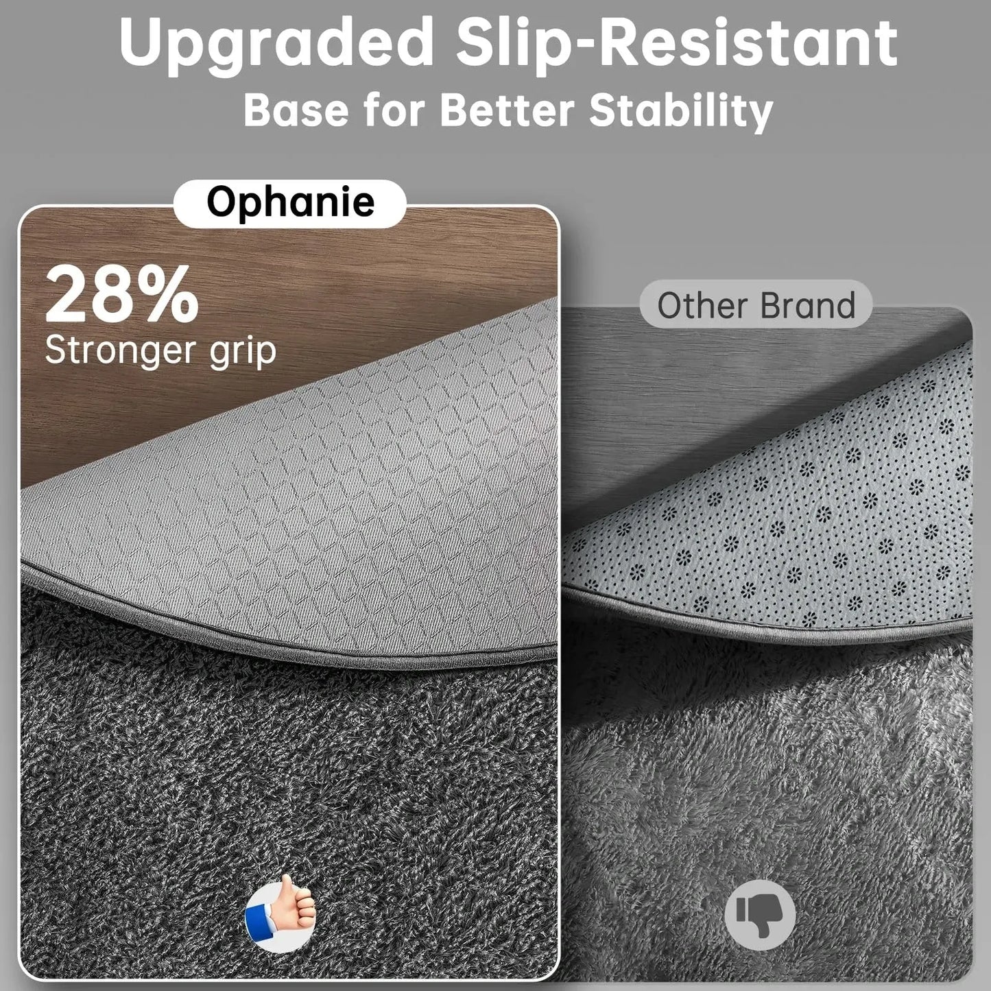 Ophanie 8Ft Grey Circle Area Rug (NEW)