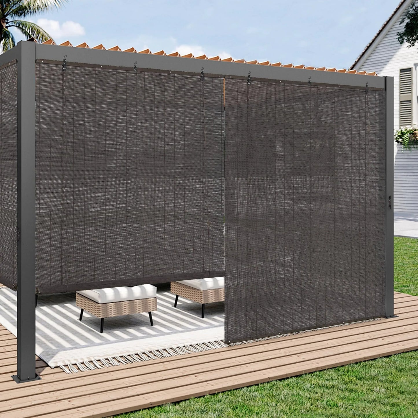 Outdoor Roller Shades for Patio (NEW)