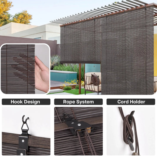 Outdoor Roller Shades for Patio (NEW)