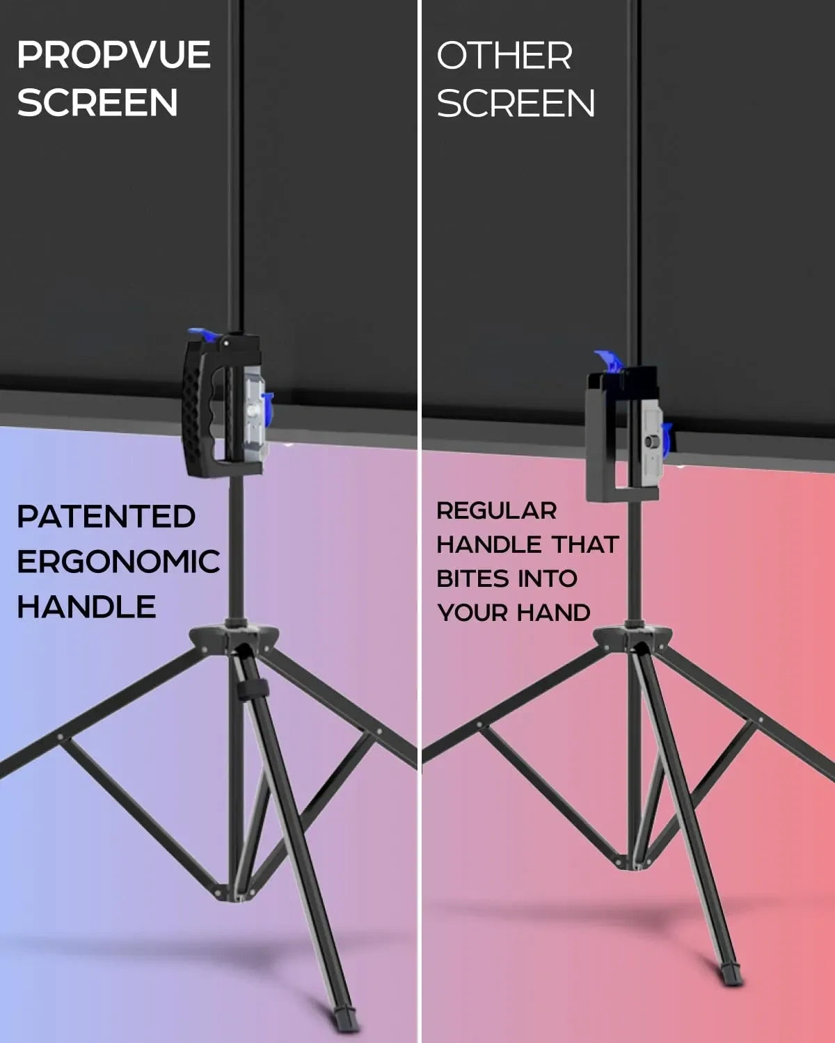 PropVue Projector Screen with Stand 60 inch (NEW)