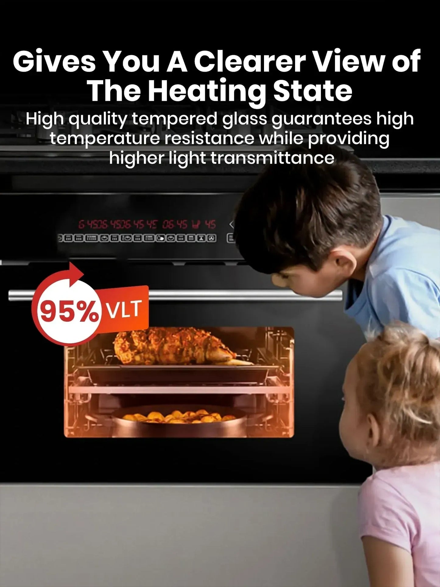 PROPART Upgrade Range Oven Outer Door Glass, WB56X22160 (NEW)