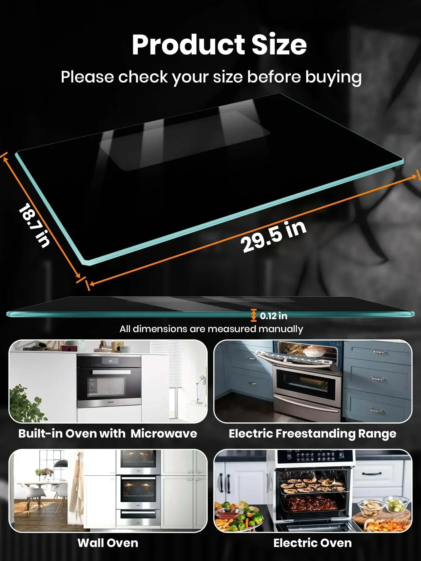 PROPART Upgrade Range Oven Outer Door Glass, WB56X22160 (NEW)