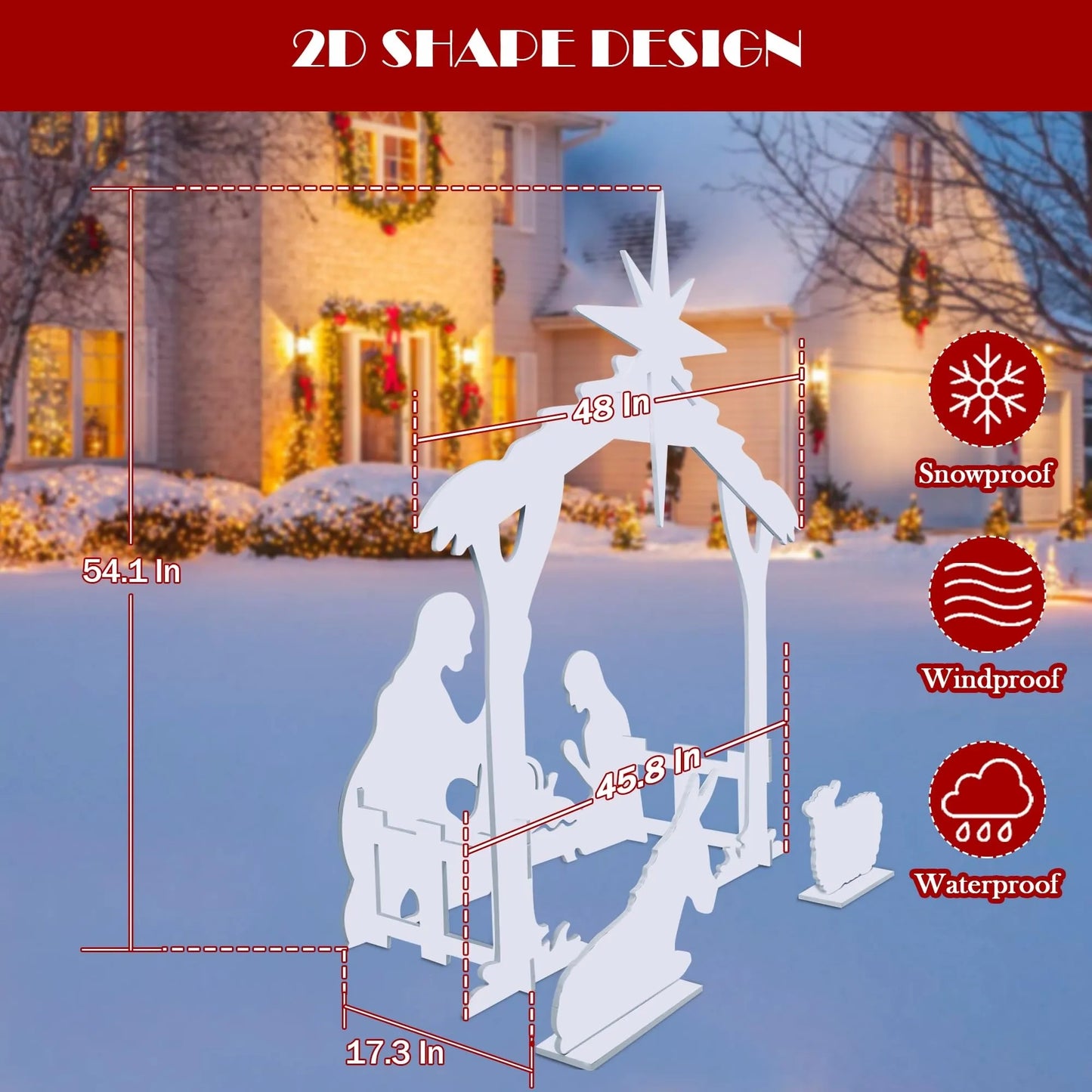 Outdoor Nativity Scene (NEW)