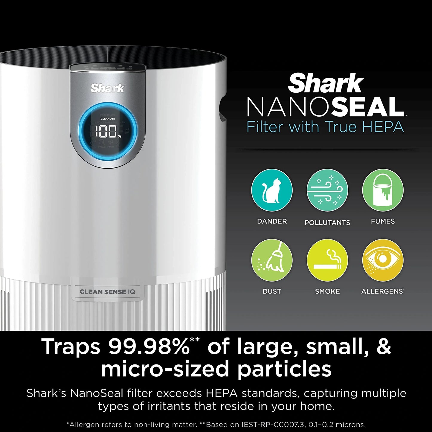 Shark Air Purifier MAX for Large Rooms, HP201 (NEW)