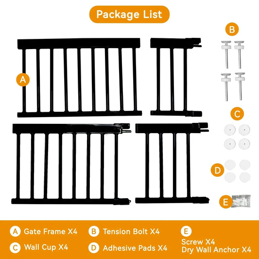 Adjustable Extra Wide Short Dog Gate (NEW)