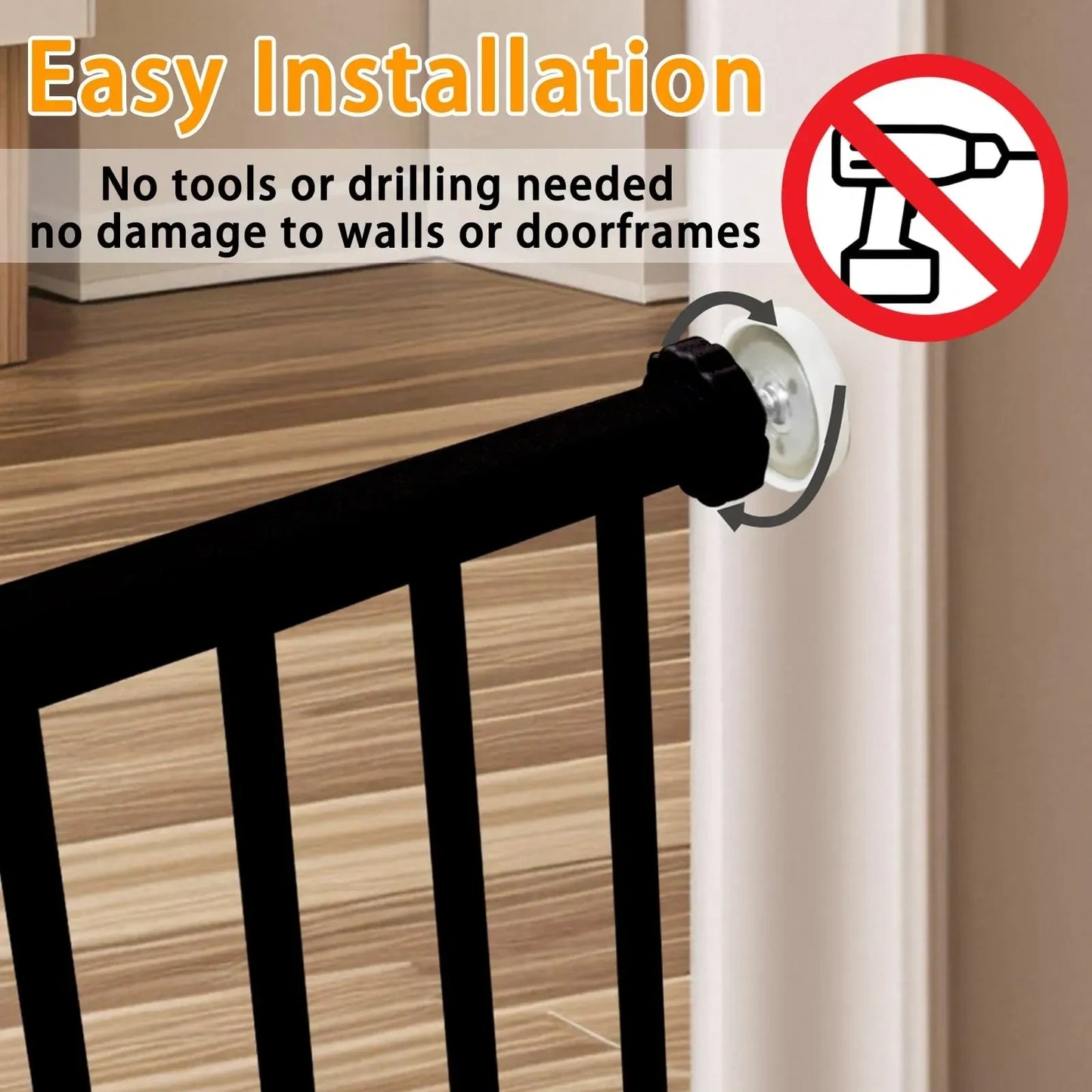 Adjustable Extra Wide Short Dog Gate (NEW)