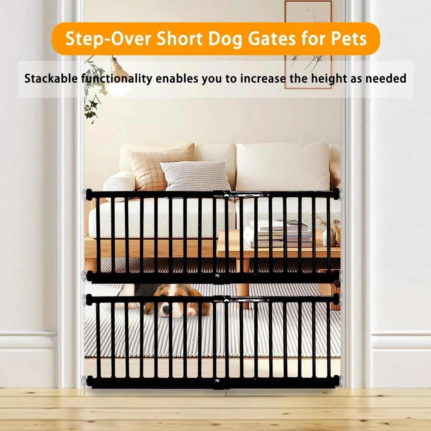 Adjustable Extra Wide Short Dog Gate (NEW)
