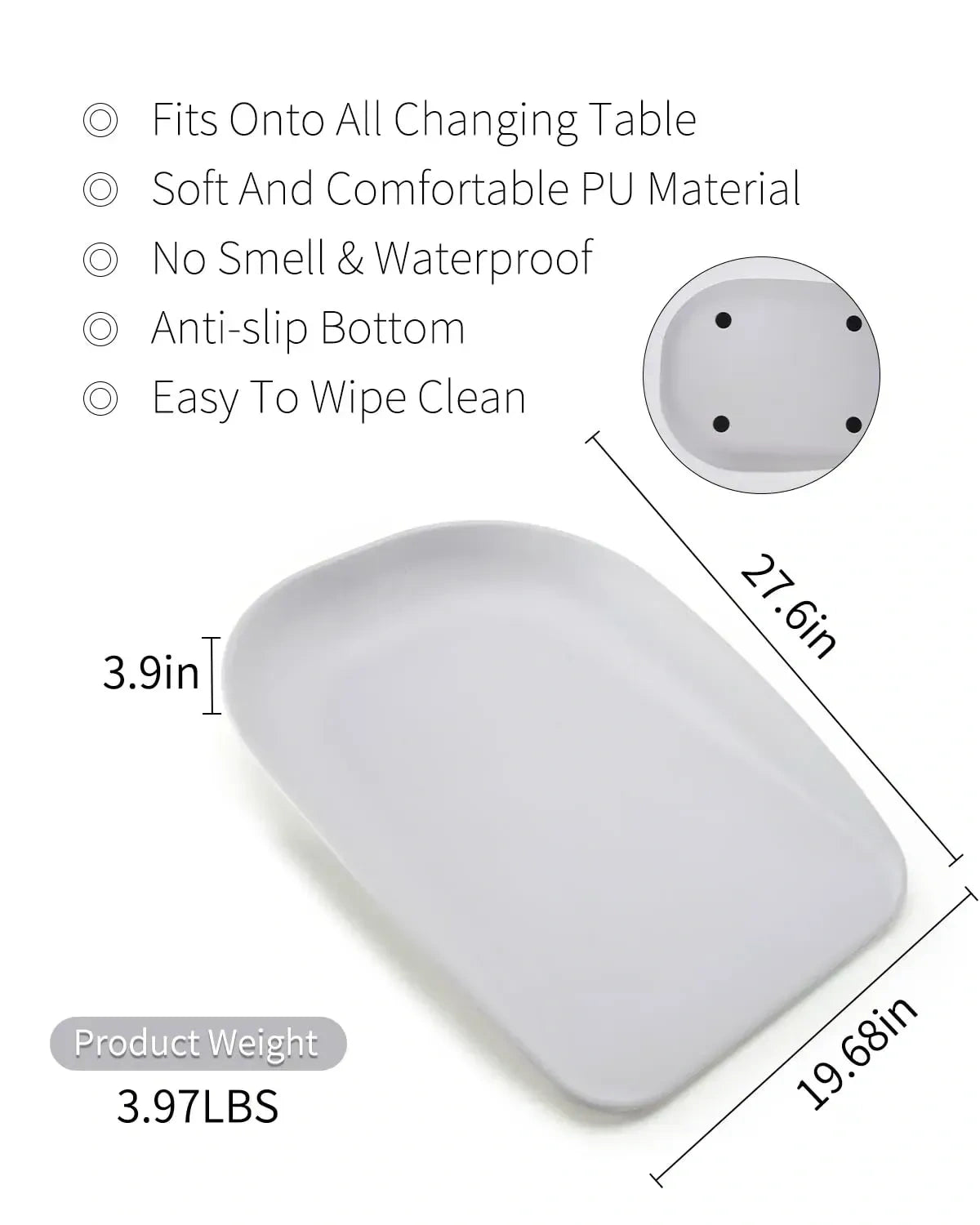 Sili Factory Baby Soft Portable Diaper Changing Pad (NEW)