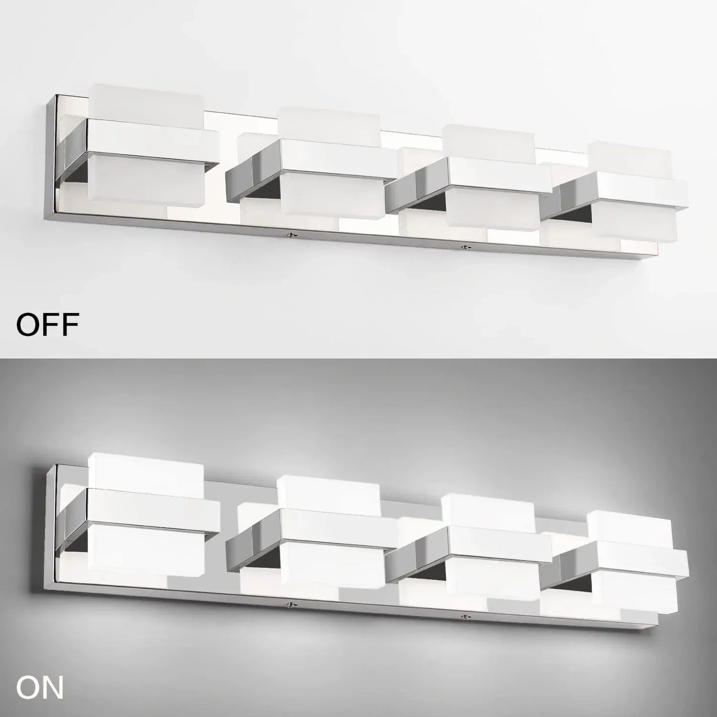 Chrome Bathroom Lights (NEW)