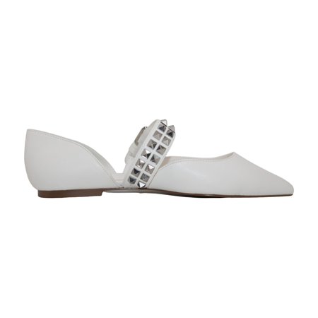 Steve Madden Womens PIXEL Pointed Toe None Mary Jane Flats  White  Size 8.0