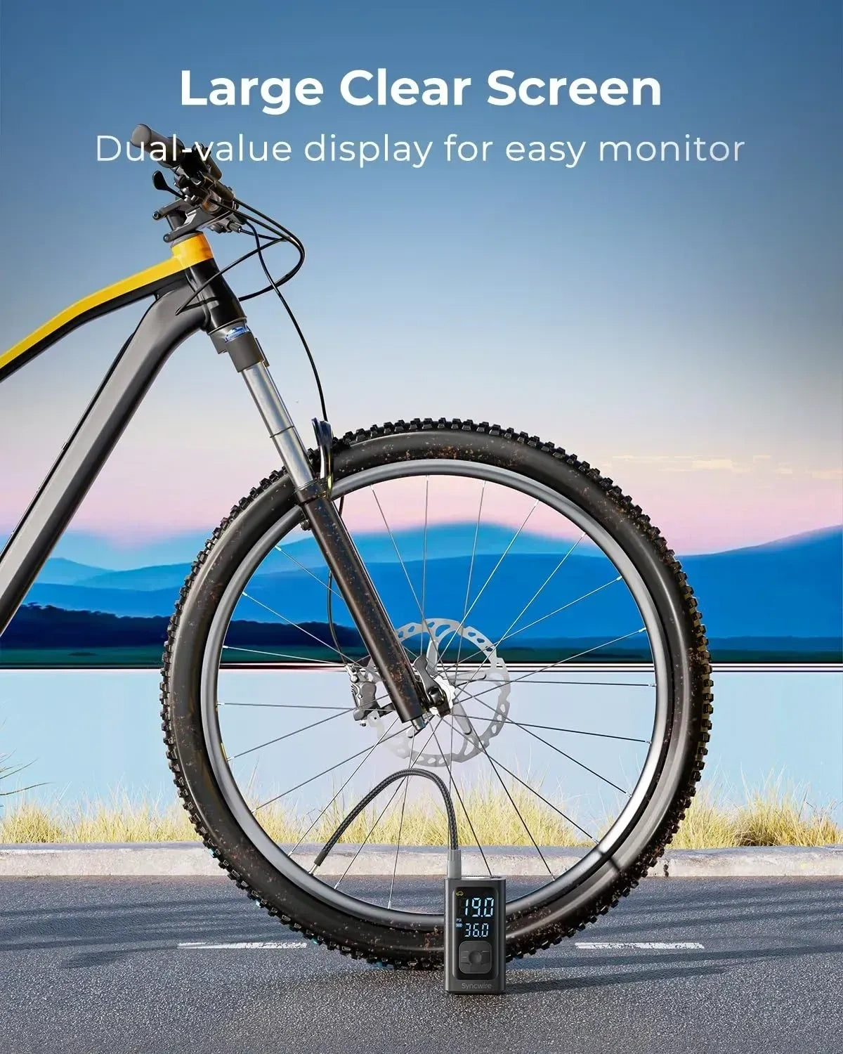 Syncwire Tire Inflator Portable Air Compressor, 150 PSI (NEW)