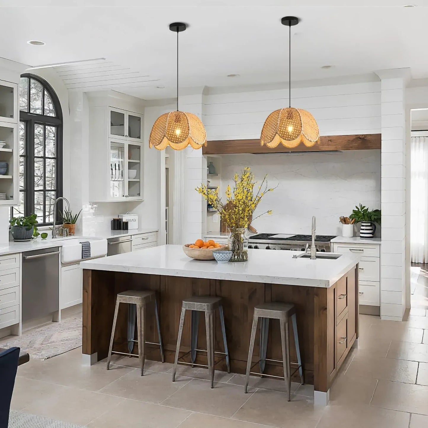 Natural Rattan Hanging Lamp (NEW)