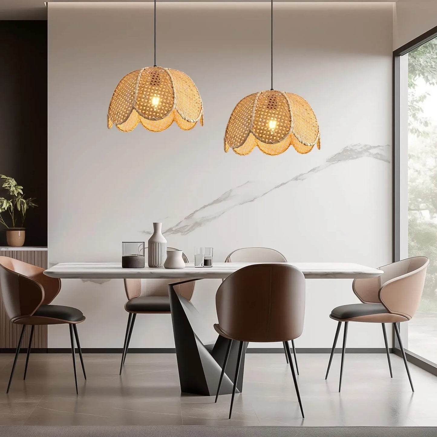 Natural Rattan Hanging Lamp (NEW)