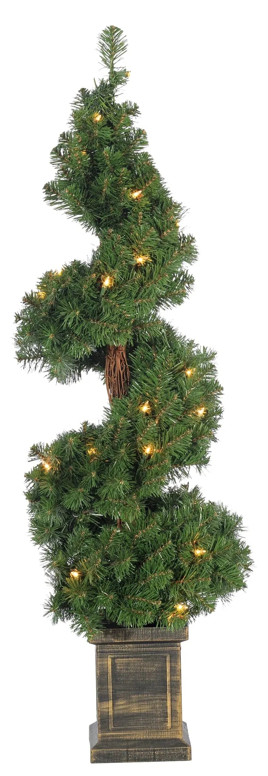 TenWaterloo Set of Two 3-1/2 Feet Artificial Spiral Pine Trees (NEW)