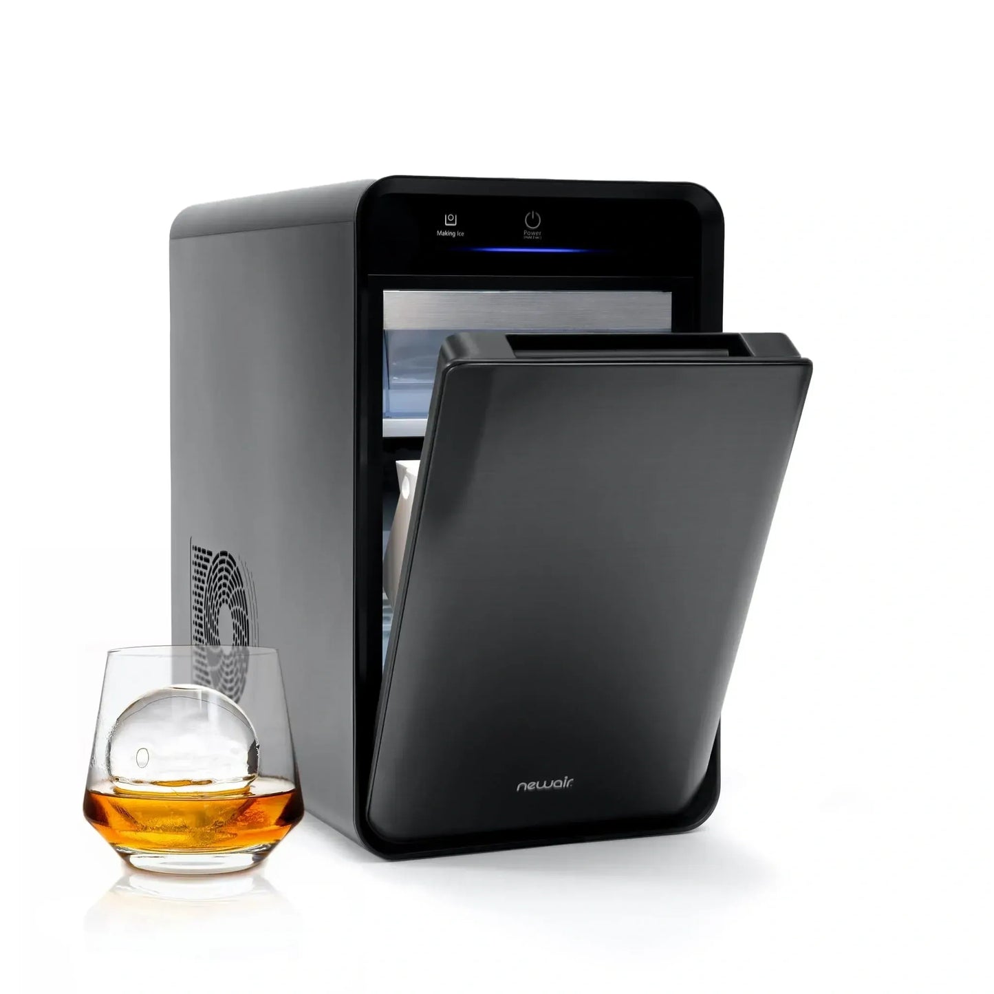 Newair Countertop Whiskey Ice Ball Maker - 32 Ice Spheres / 24 Hours