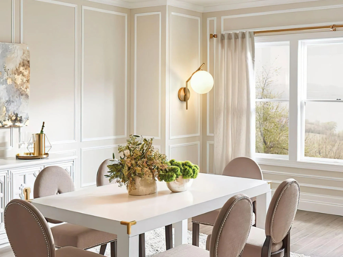 Wall Sconce Battery Operated Wall Light Set of 2 (NEW)