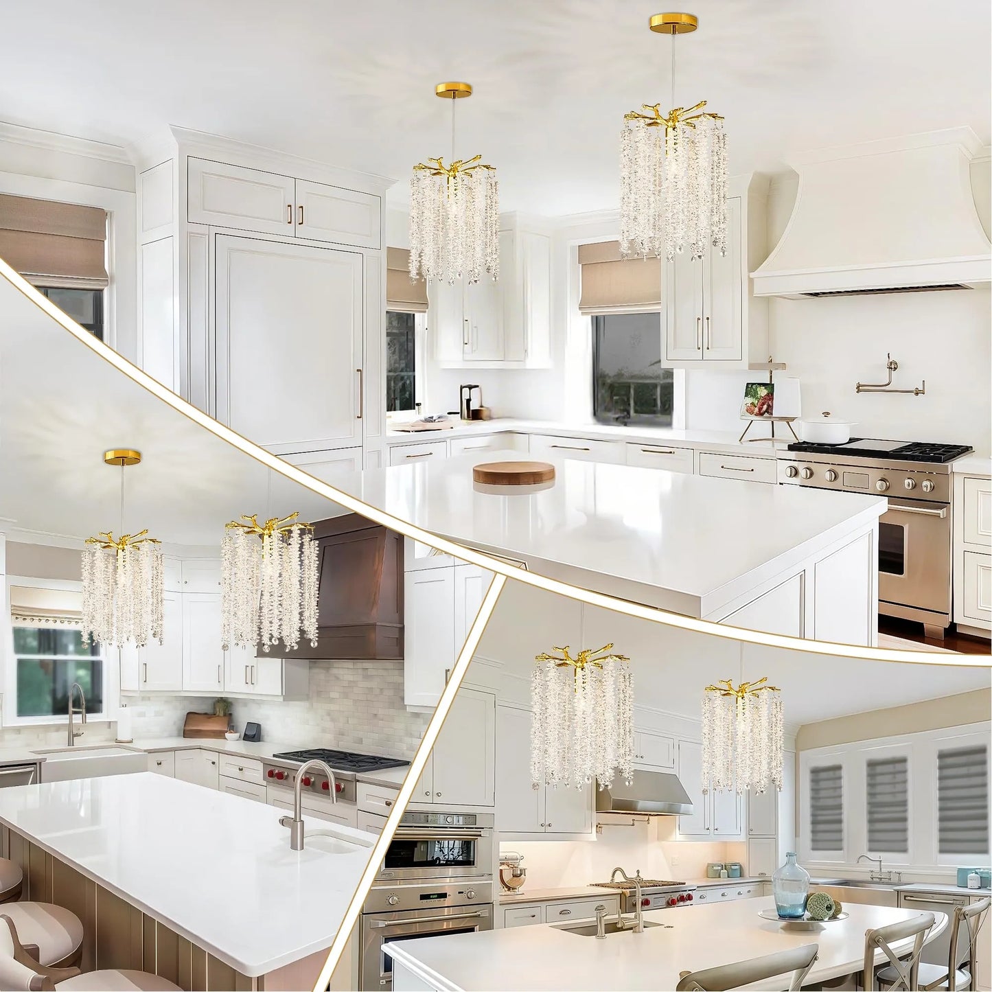 Modern Crystal Tree Branch Chandelier (NEW)