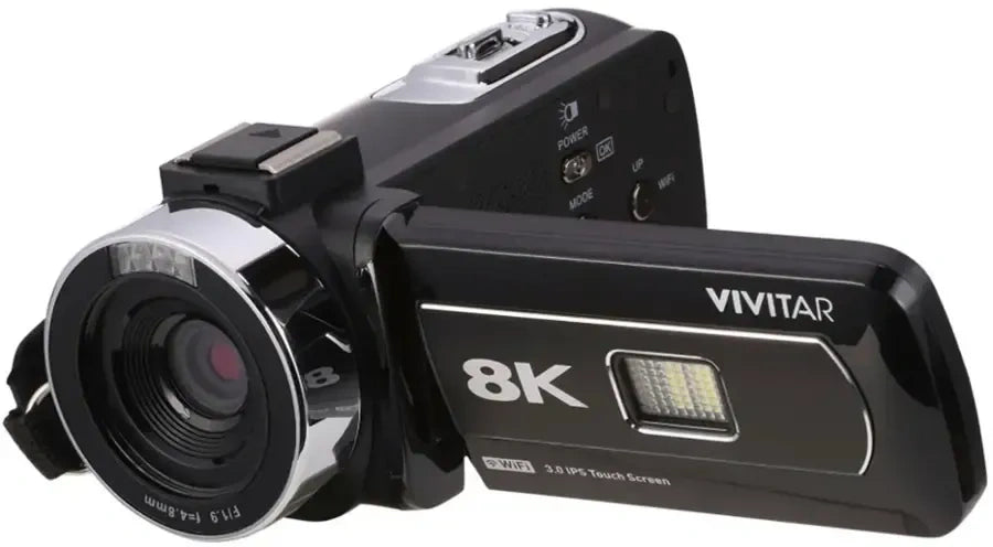 Vivitar 8K Digital Camcorder, DVR8K-BLK