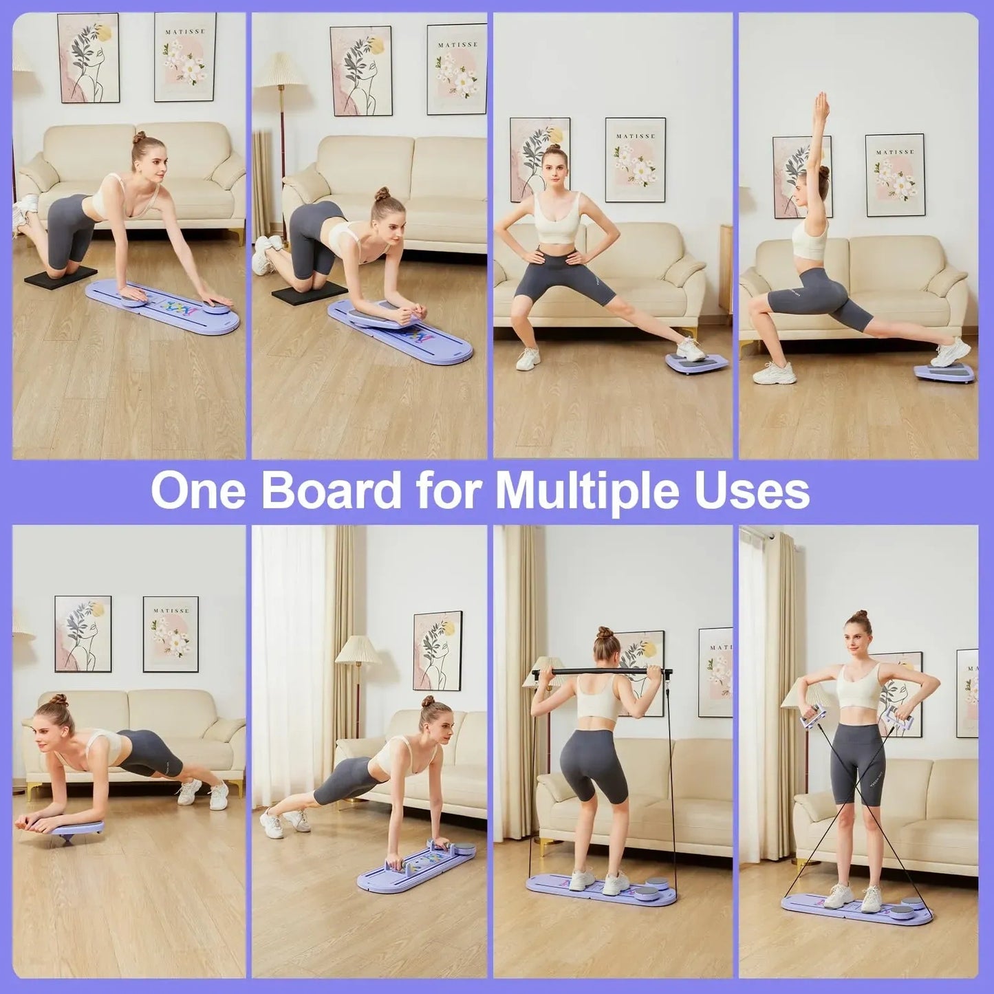 Vireodethos Pilates Board, Pilates Reformer Set for Women (NEW)