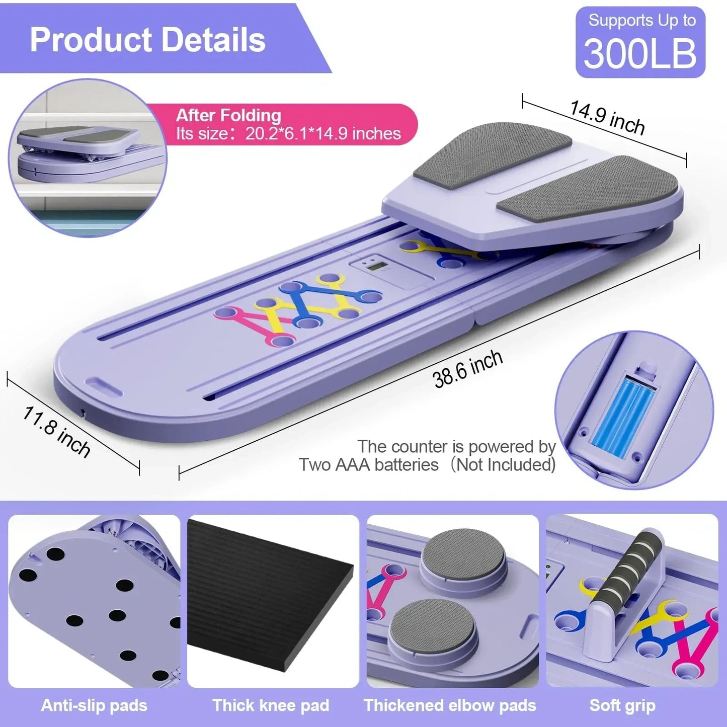 Vireodethos Pilates Board, Pilates Reformer Set for Women (NEW)