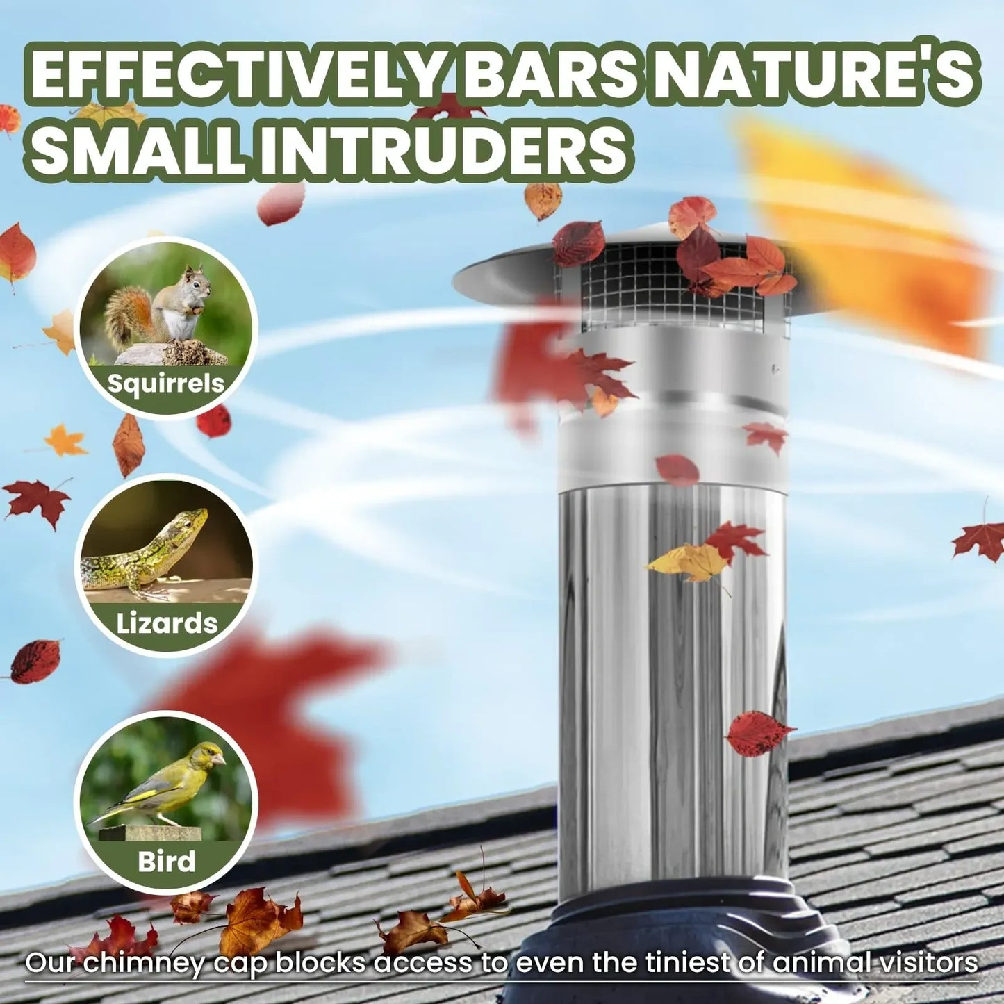 Willgoon 8 Inch Round Chimney Cap (NEW)