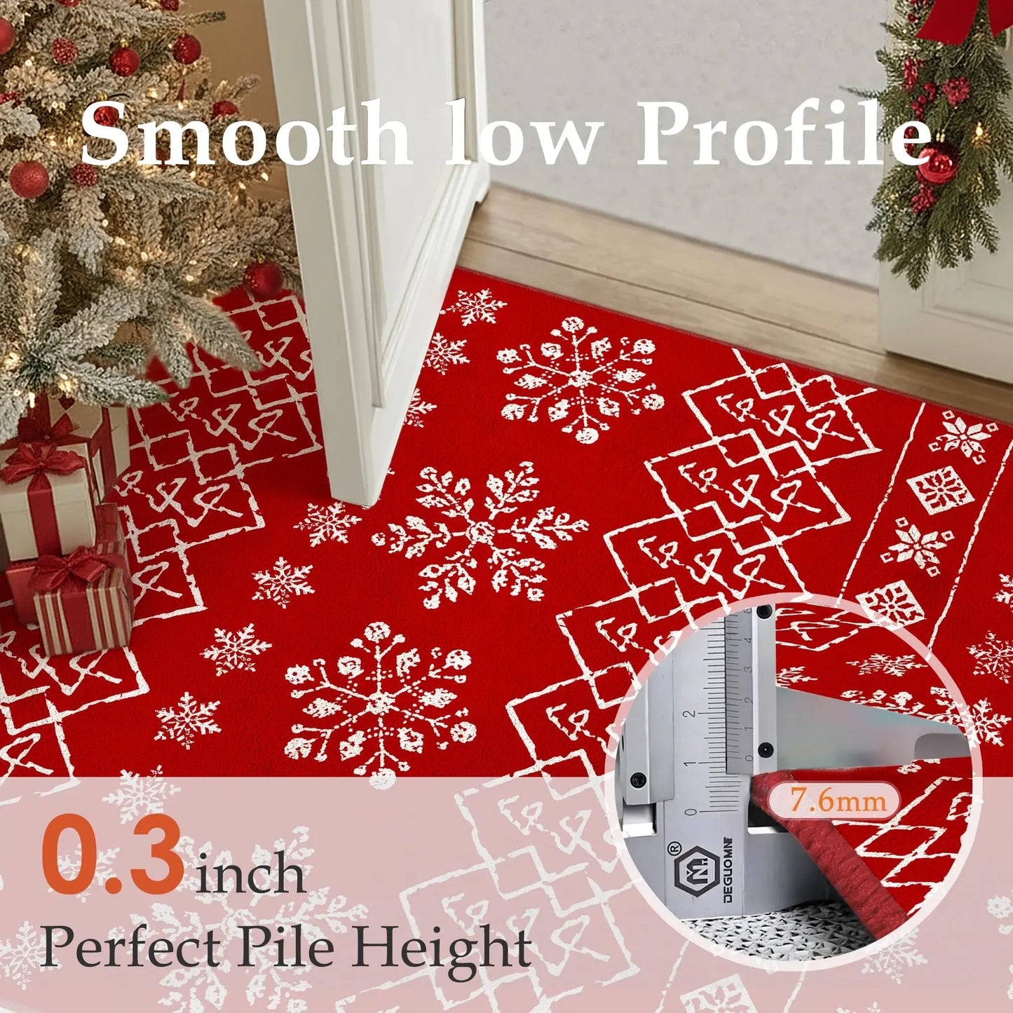 Christmas Area Rug 8x10 (NEW)