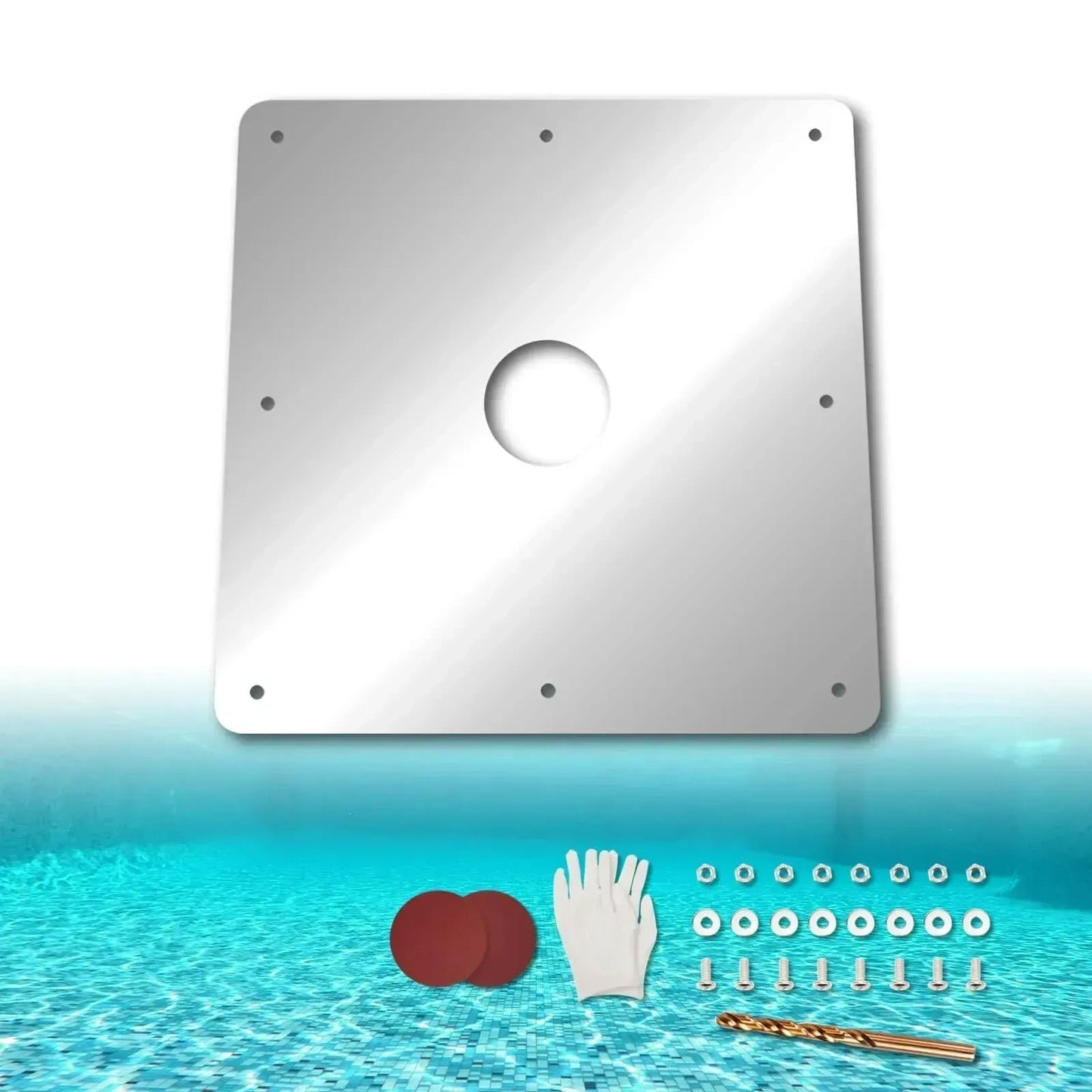 12 X 12 Ground Pool Skimmer Wall Repair Panel (NEW)