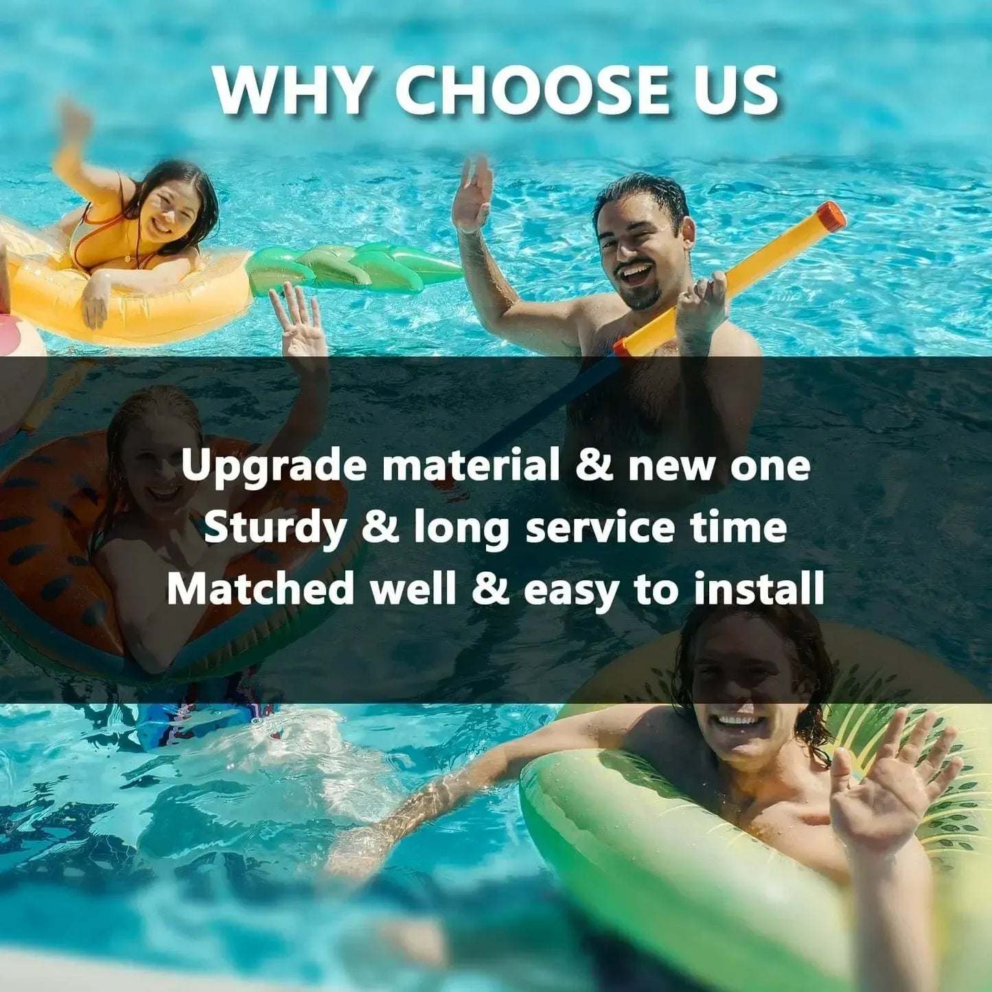 12 X 12 Ground Pool Skimmer Wall Repair Panel (NEW)