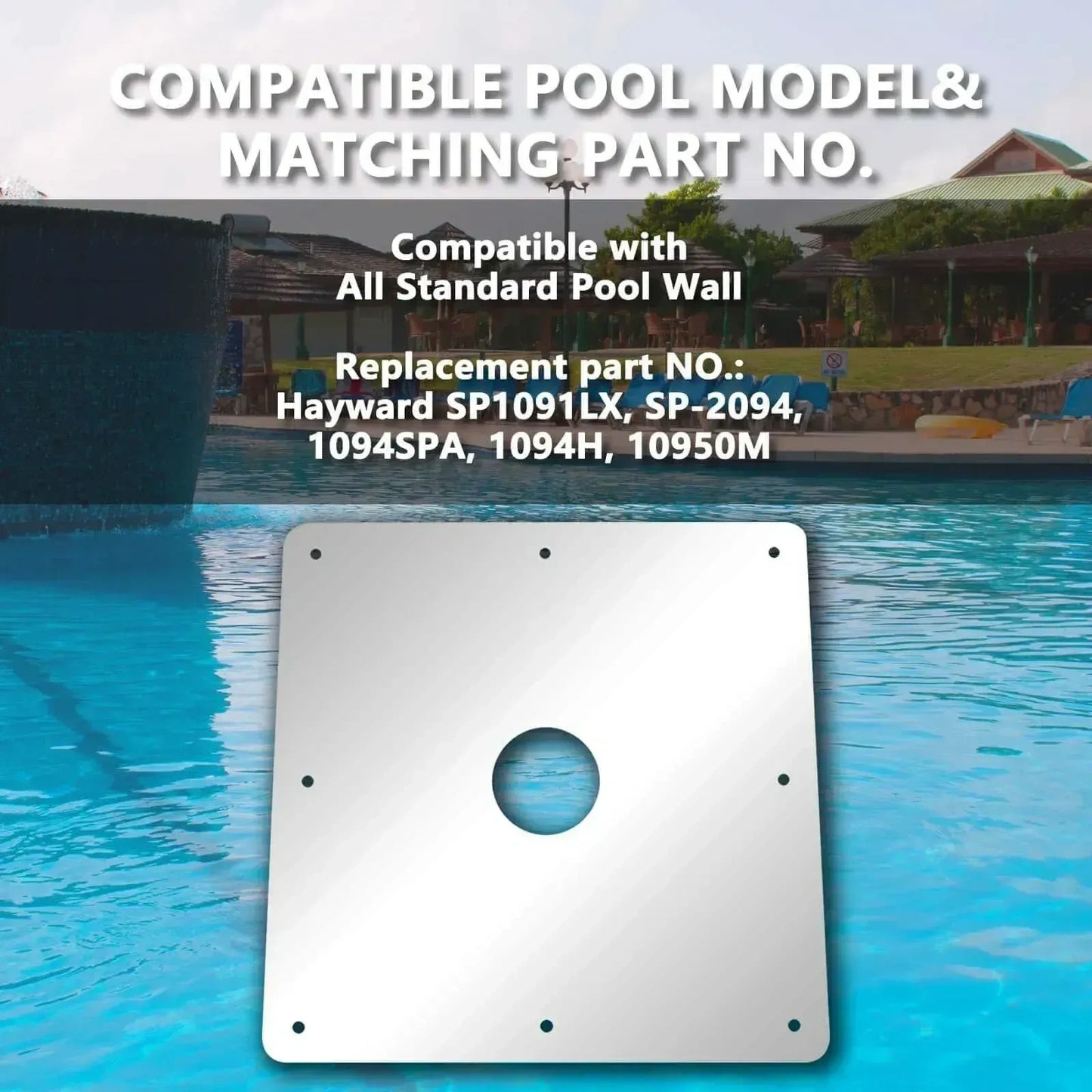 12 X 12 Ground Pool Skimmer Wall Repair Panel (NEW)