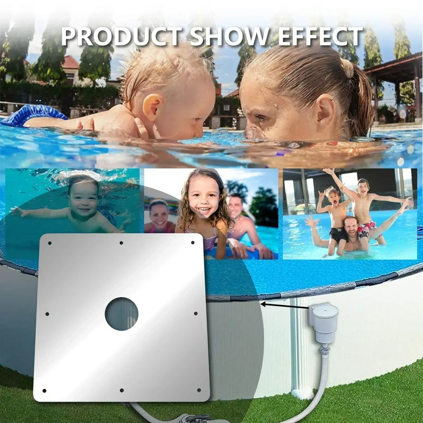 12 X 12 Ground Pool Skimmer Wall Repair Panel (NEW)