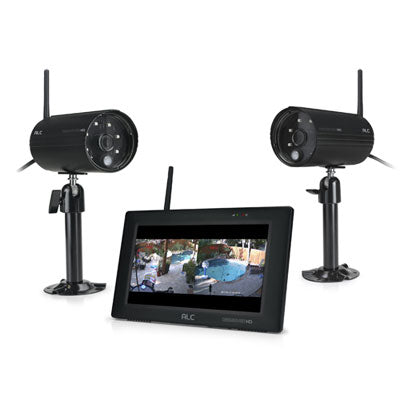 ALC Wireless Security Camera & Monitoring System, AWS3377, Black ...